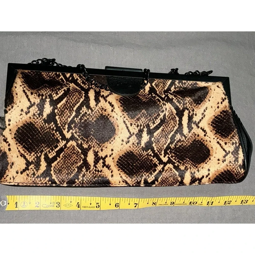 Patrica Nash Python Athena Frame Clutch NWOT